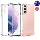 For Samsung S25 24 FE S23 22 21Ultra S20Plus S9 Shockproof Clear Soft Case Cover