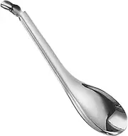 Caviar Spoon - Molecular Spherical Slotted Spoon Strainer, Stainless Steel Caviar Maker Spoon Set, Durable Slotted Spoon for Spherical | Stainless Steel Gold Silver Bar Spoon Monkey, Caviar, Dip,