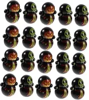 Parliky Halloween Sulies Pack: 30pcs Mini Plastic Tumbler Toys Fun Safe Boys and Girls Plaything