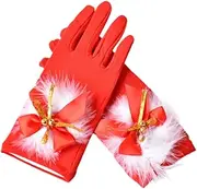 Tadill 1 Pair Christmas Gloves, Decor, Costume Props for Ladies Party Supplies, Festival