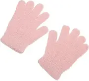 [Holibanna] Knitted Gloves Fuzzy Gloves Gloves Wool Gloves Girl Mittens Gloves Knitting Gloves Winter Gloves for Winter Gloves Gloves Cashmere Pink