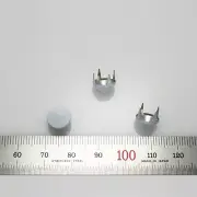 100pcs Cone studs Diameter 3/8"(9mm) DIY Rock stuffs white converse reform
