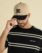 [DC Shoes] DC Shoes Men's Cap Star Cap in Crockery/Black Size Large/XL L/XL Crockery/Black