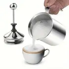 Stainless Steel Manual Milk Frother Double Mesh Egg Beater Cappuccinos