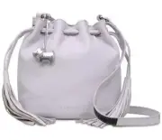 Radley PASTEL PURPLE Orchid Mini Drawstring Leather Crossbody Hello Sunshine NEW