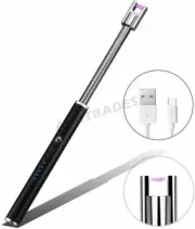 Kitchen ARC Flameless USB Lighter BBQ Windproof Portable Candle Rechargeable