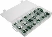 HOMOBABE 530Pcs O Assortment Kit for Automotive Repair Corrosion Resistant Sealing Rings for Air Conditioning Compressors and and Practical