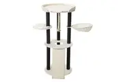 Paws & Claws 141cm Catsby Hampton Cat Tree Scratching Post Tower Pet Bed