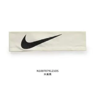 【NIKE 耐吉】M FURY PRINTED頭帶-髮帶 髮飾 慢跑 路跑 有氧 米黃黑(N1007079121OS)