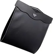 ULTECHNOVO Trash Can Foldable Car Trash Can Rear Seat Waste Container Led Light Car Storage Bag
