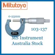 Genuine New Mitutoyo 103-137 Outside Micrometer 0-25mm | Australia Stock