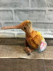 TY BEANIE BABY BEAK THE BIRD WITH TAGS BORN FEBRUARY 3, 1998 STUFFED TOY TAG PRO