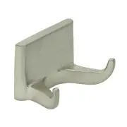 Double Robe Hook Wall Mounted Brushed Nickel Towel Hook