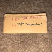 Bal-Staffs Balance Staffs For 10.5” Langendorf Swiss Made Large Quantity 1 Gr.