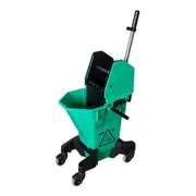 SYR Long Tall Sally Combo Mopping Bucket For Kentucky & Flat Mop Cleaner GRN