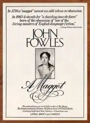 1986 John Fowles A Maggot Vintage Print Ad/Poster Novel Book Promo Art Retro 80s