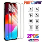 2X Tempered Glass Screen Protector For iPhone 15 14 13 12 11 Pro Max 7 8 PLUS XR