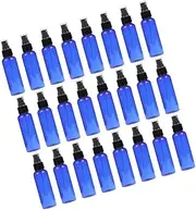 ULTECHNOVO 24pcs Spray Bottle Liquids Refill Cleaning Toiletry Portable Squirt Perfume Reusable Empty Spray Water Bottle Sprayer Indoor Replacement Toiletries Blue