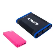 Kings 12AH Lithium Portable Power Pack + Pink 10000mAh Lithium Power Bank