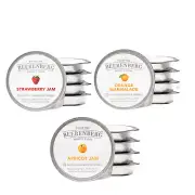 BULK LOT 60 x Beerenberg Mixed Jams Apricot, Marmalade, Strawberry 14G | Bnb Su