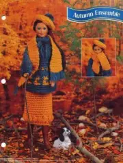 NEW ANNIES AUTUMN ENSEMBLE FASHION DOLL CROCHET CLUB OOP