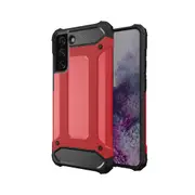 MCC Shockproof Samsung Galaxy S22 5G Heavy Duty Tough Case Cover S901 [Red]