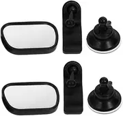 2Pcs Car Mirror Adjustable Wide Angle View Mirror for Backseat Shatterproof Observation for Safety Easy Installation Any Vehicle