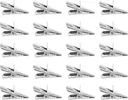 Housoutil 50PCS Christmas Tree Ornament Clips, Christmas Accessories Metal Alligator Clips for Christmas Tree Decorations
