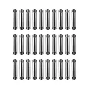 30pcs Cannoli Tubes Forms Set Stainless Steel Non-stick Cream Horn Danish Pastry Molds For Shell Cr
