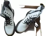 DR. MARTENS JADON BOOT SMOOTH LEATHER PLATFORMS quad retro men 9 woman 10 new