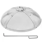 VEVOR Fire Pit Spark Screen Round 20", Reinforced Heavy Duty Steel Metal Cover,