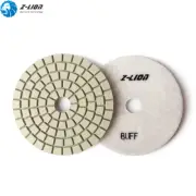 5" BUFF Granite Dry Polishing Pads Hoop & Loop Backed for Granite Polishing Pad