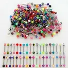 10/30/50 PREMIUM Tongue Nipple Ear Rings BARS BARBELL BODY PIERCING JEWELRYATFY