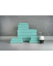 Bibb Home 12pc Egyptian Cotton Towel Set