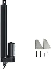 DC 12V Linear Actuator, 2"/4"/6"/8"/10"/12" Stroke 1000N Load Bearing = 220lb Speed 5mm/s Electric Actuator, IP54 Industrial, Automation, Electric Motor and Stainless Steel,200mm