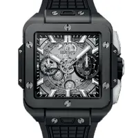 在飛比找PChome24h購物優惠-宇舶 HUBLOT 黑色魔力 SQUARE BANG UNI