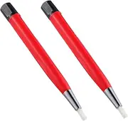 iplusmile Fibreglass Scratch Pen and Brush 2 Pack Watch and Clock Fiberglass Brush Pen for Scratch Removal and Cleaning