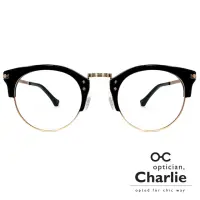 在飛比找momo購物網優惠-【Optician Charlie】韓國亞洲專利光學眼鏡OD