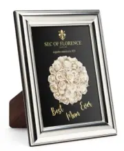 12"x8" in for Mom, Solid 925 Sterling Silver Photo Frame 7306 /20x30HM*BB*USA
