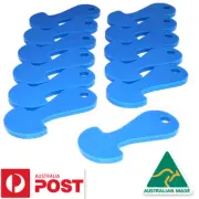 12 pcs Lego Blue Removable Shopping Trolley Token Unlocker ALDI Coles Woolworths