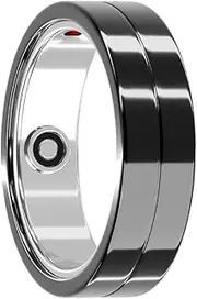 Maxcom mRing | Smart Ring | Black Size 12 Sleep, Heart Rate and Fitness Tracking Wearable Smartring | Compatible with iOS/Android | 6 Days Battery Life
