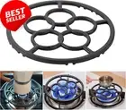 Cast Iron Wok Support Ring Non Slip Stand for Coffee Pot Saucepan Gas Stove