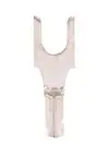 22-18 AWG Non-Insulated #8 Slim Block Spade Terminal - Brazed Seam (100/Pkg.)