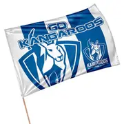 North Melbourne Kangaroos AFL GAME DAY Pole Flag Banner