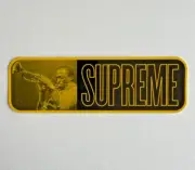 Supreme Miles Davis Sticker Yellow 100% Authentic SS21 Season