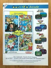 Quattro Arcade NES Nintendo 1992 Vintage Print Ad/Poster Authentic Official Art