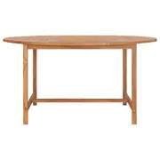 Garden Table 150x76 cm Solid Teak Wood vidaXL