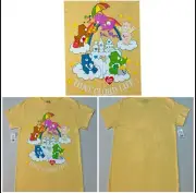NWT Journeys Care Bears Kawaii Yellow T-Shirt Sz S Chest 36” “That Cloud Life”