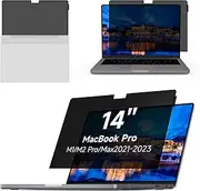Yamaya Laptop Privacy Screen MacBook Pro 14 inch 2021~2023 (M1 Pro/M1 Max/M2 Pro / M2 Max A2779/A2442),Removable Computer Screen Privacy Shield for Mac 14Inch