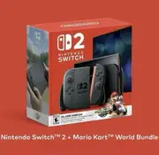 Nintendo Switch 2 Console + Mario Kart World Bundle IN HAND